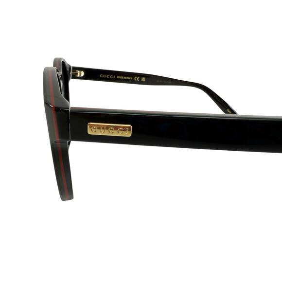 Gucci Round Oval Unisex GG0271S 55mm Sunglasses Women's Black‎ With Case NEW - Picture 6 of 14